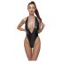 Cottelli Party - Glänsande halterneck body (svart) - L