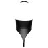 Cottelli Party - Glänsande halterneck body (svart) - L