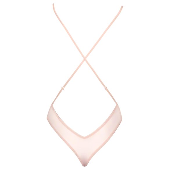 Kissable - body i spets - rosa - L/XL
