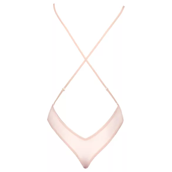 Kissable - body i spets - rosa - L/XL