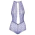 Kissable - body med halsband - spets - lila