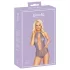 Kissable - body med halsband - spets - lila - L/XL