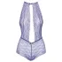 Kissable - body med halsband - spets - lila - L/XL