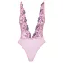 Kissable - body med rosbroderi - rosa