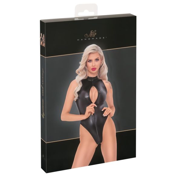 Noir - ormskinnmönstrad body (svart) - M