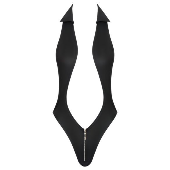 Cottelli Party - body med krage - svart - M/L