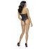 Cottelli Party - Blommig Body (Svart) - M