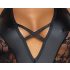 Cottelli Party - Blommig Body (Svart) - M