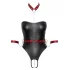 Cottelli Bondage - glänsande body med arm- och halsfästen (svart) - L