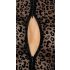 / Noir - långärmad body med leopardmönster (svart) - M