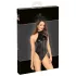 Noir - glansig body med halterneck (svart) - XL
