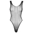 Cottelli - nätbody med strass - svart - S-L