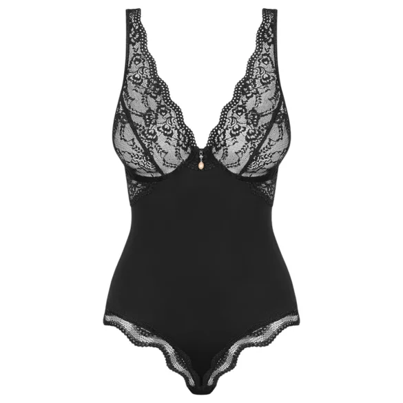 Obsessive Luvae - body - transparent byst - svart