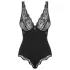 Obsessive Luvae - body - transparent byst - svart