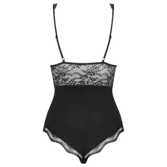 Obsessive Luvae - body - transparent byst - svart