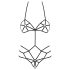 Obsessive - dekorativ kroppsele (svart) - S/M