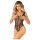 Obsessive B336 - Transparent, Öppen Mesh Body (Svart) - S-L