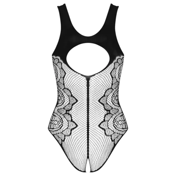 Obsessive - öppen body - transparent svart - S-L