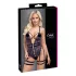Cottelli - öppen body med remmar - svart - M