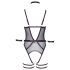 Cottelli Bondage - Öppen body med armmanschetter (svart) - M