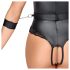 Cottelli Bondage - Öppen kroppssuit med bröstöppning (svart)