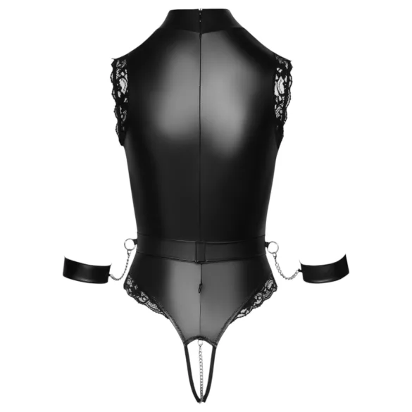 Cottelli Bondage - öppen bröst body - svart