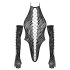 Cottelli - body med handskar (svart) - S-L