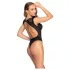 Cottelli - body med spets - transparent - svart