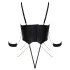 Cottelli - bondagebody med kedjor (svart)