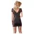 Cottelli - babydoll spets med rosett - svart