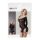 NO:XQSE - Långärmad, transparent catsuit - svart (S-L)
