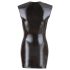 Cottelli - Ärmlös glansig partydress (svart) - M