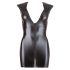 Cottelli - Ärmlös glansig partydress (svart) - L