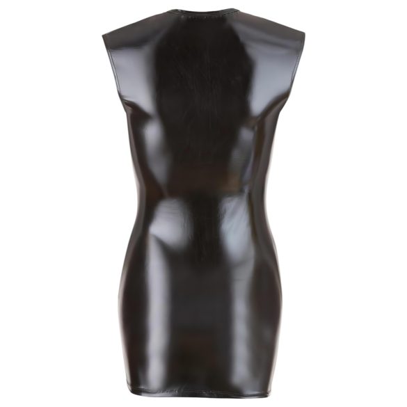 Cottelli - ärmlös glansig klänning - svart - L