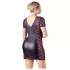 Cottelli Plus Size - spetsklänning med rosett - svart - 3XL