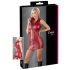Cottelli Party - Dragkedjeminidress utan ärmar (röd) - XL