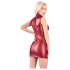 Cottelli Party - Dragkedjeminidress utan ärmar (röd) - XL