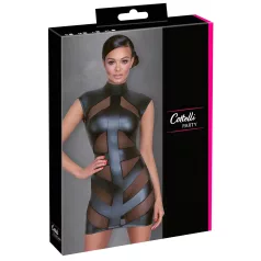 Cottelli - tight klänning - glansig - svart - M
