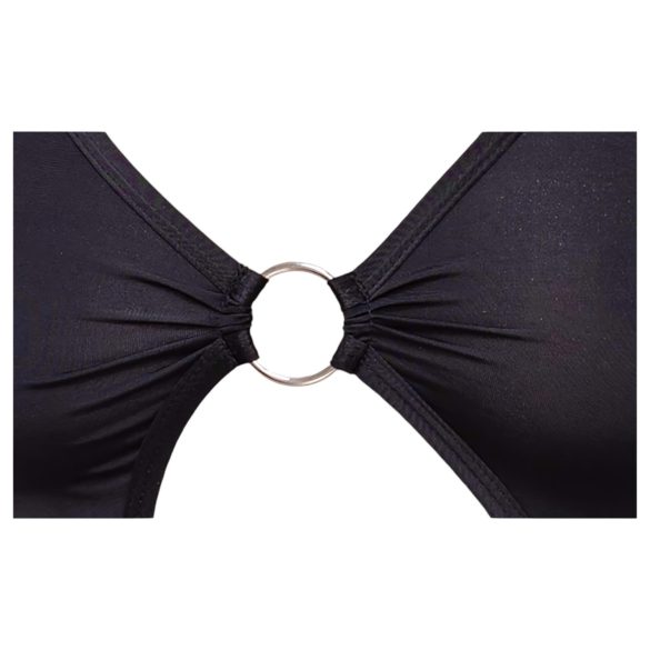 Cottelli Party - asymmetrisk klänning med ringar - svart - M