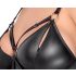 Cottelli Plus Size - klänning med bojor (svart)