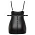 Cottelli Plus Size - klänning med bojor (svart)