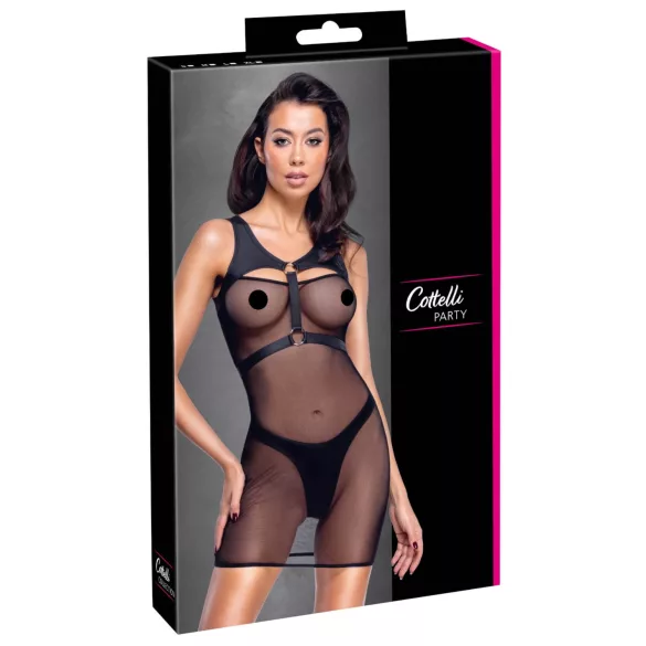 Cottelli - Transparent partyset (svart)