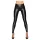 Noir - leggings dam - glansig lång - svart - L