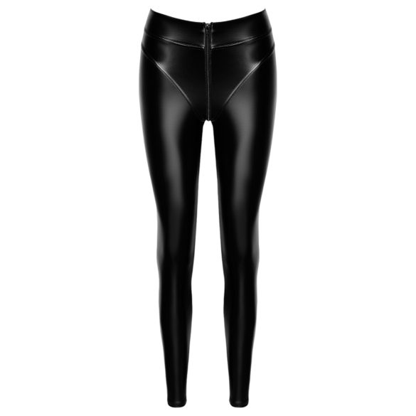 Noir - leggings - glansig - svart