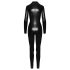 Noir - lång jumpsuit med ormskinnmönster (svart) - M
