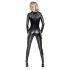 Noir - lång jumpsuit med ormskinnmönster (svart) - XL