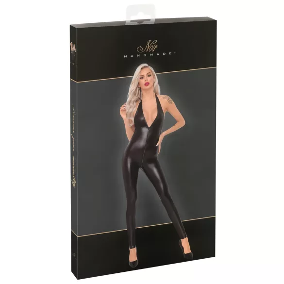 Noir - Halterneck Jumpsuit (Svart)