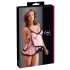 Cottelli - babydoll - spetsvolang - svart - L