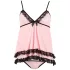Cottelli - babydoll - spetsvolang - svart - L