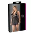Cottelli Plus Size - babydoll med spets - svart - plus size - 2XL